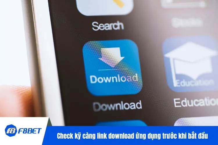 Check kỹ càng link download ứng dụng trước khi bắt đầu