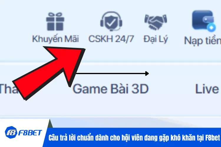 Câu trả lời chuẩn dành cho hội viên đang gặp khó khăn tại F8bet