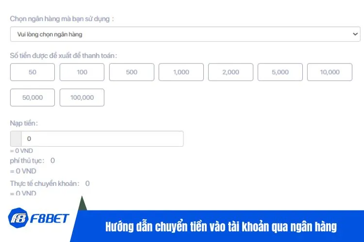 Hướng dẫn chuyển tiền vào tài khoản qua ngân hàng
