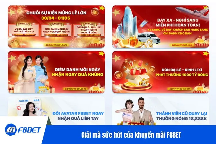 Giải mã sức hút của khuyến mãi F8BET